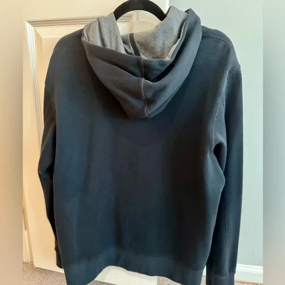 Men's Banana Republic Hoodie in Gray & Black, size L - Picture 2 of 3